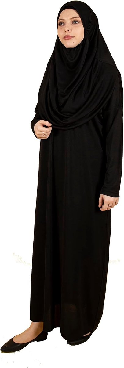 Gebedsjurk uit één stuk voor vrouwen, Abaya-jurk, Islamitische jurk, Hijab over de hele lengte