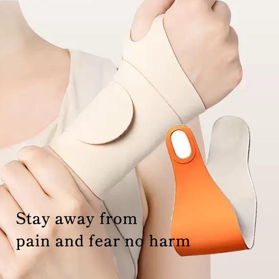 2 verstelbare polsbandages voor carpaal tunnel, pijnverlichting, sport, fitness — afbeelding 3