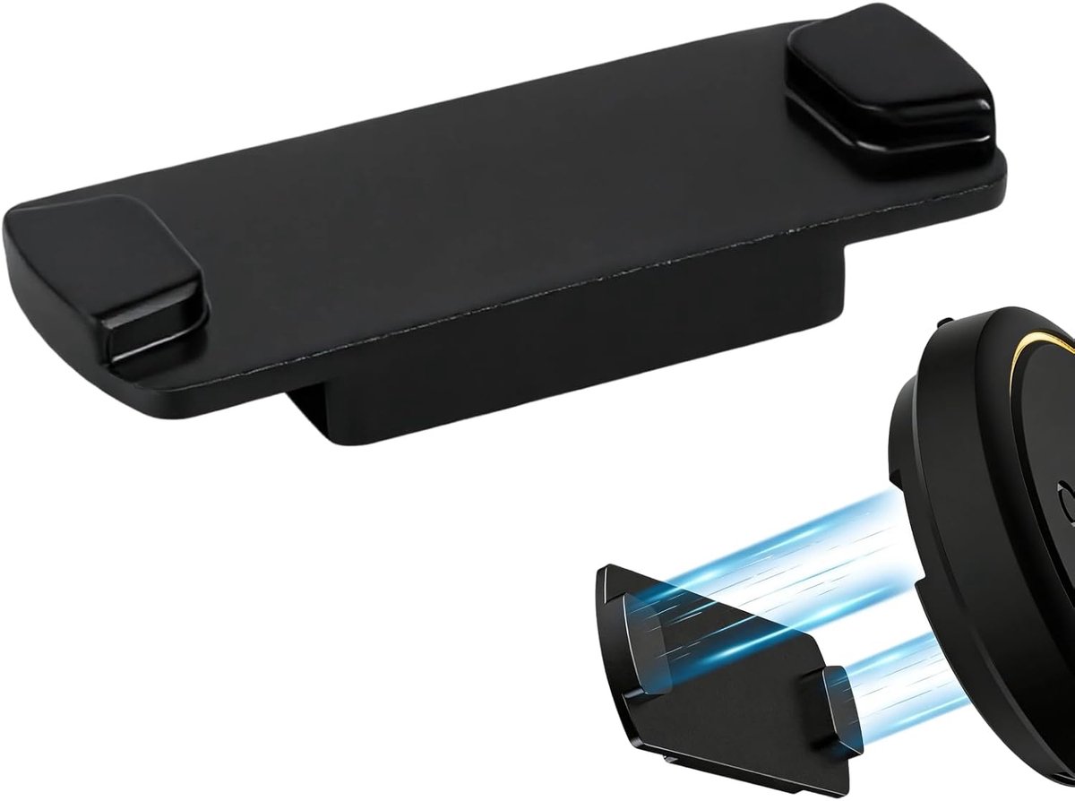 Magnetische auto-ventilatieroosterhouder voor OOONO CO-Driver NO2 – robuuste metalen structuur met ingebouwde magneten, compatibel met OOONO flitswaarschuwing, ideaal voor alle