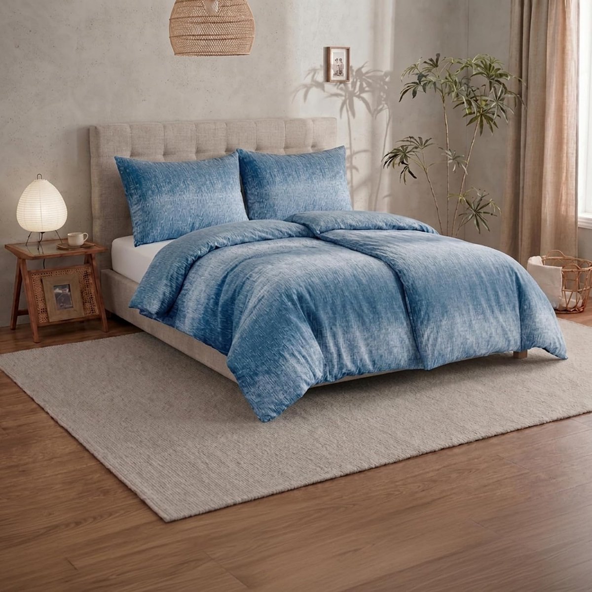 Home Beddengoedset 135 x 200 cm, 100% katoen, 1 dekbedovertrek 135 x 200 cm + 1 kussensloop 80 x 80 cm, Made in Italy (Drops Ottanio, 4-delig | 2x 135 x 200 cm + 2x 80 x 80 cm)