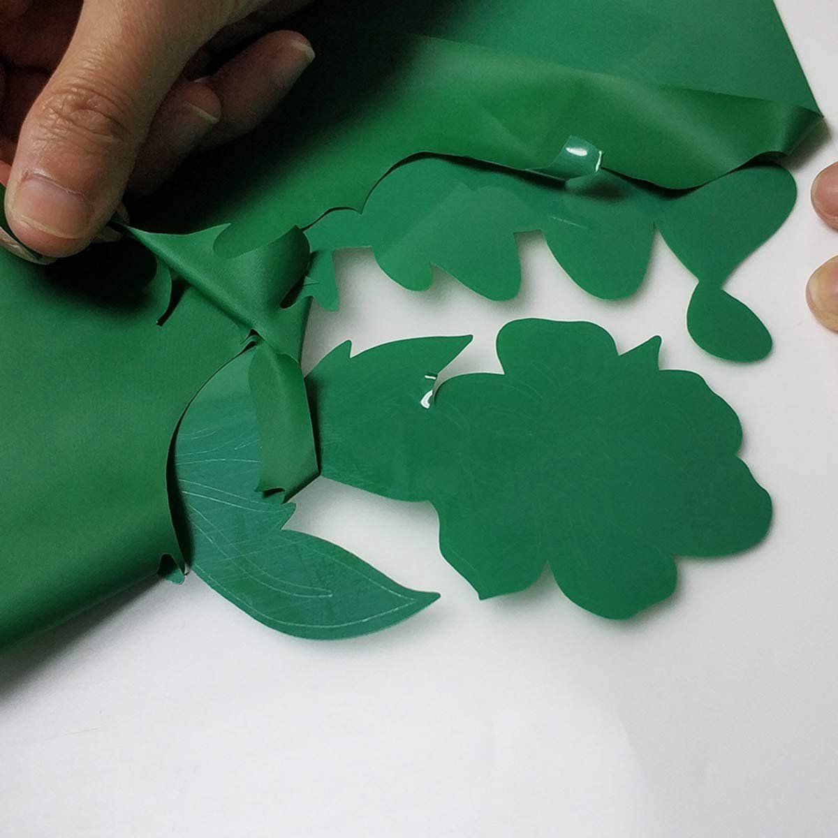 Warmteoverdracht Vinyl bundel 30cmx 300cm Voet Rollen, HTV voor Silhouet Cameo Gemakkelijk te knippen & Onkruid, DIY Warmtepers Ontwerp voor T-shirt, kleding, hoeden en ander textiel (groen)