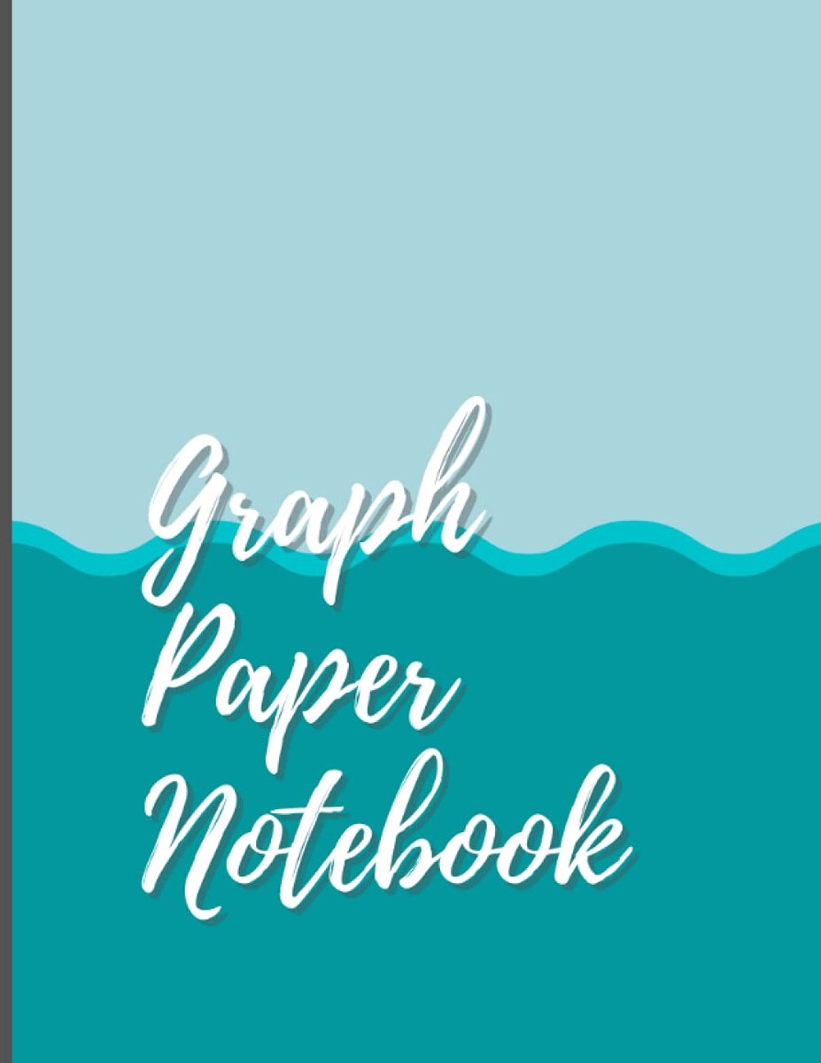 Paper Notebook: 1/2 inch squares : A4 Paper , 5 star notebook , non-perforated , perfect binding , 8.5" x 11" , 100 pages