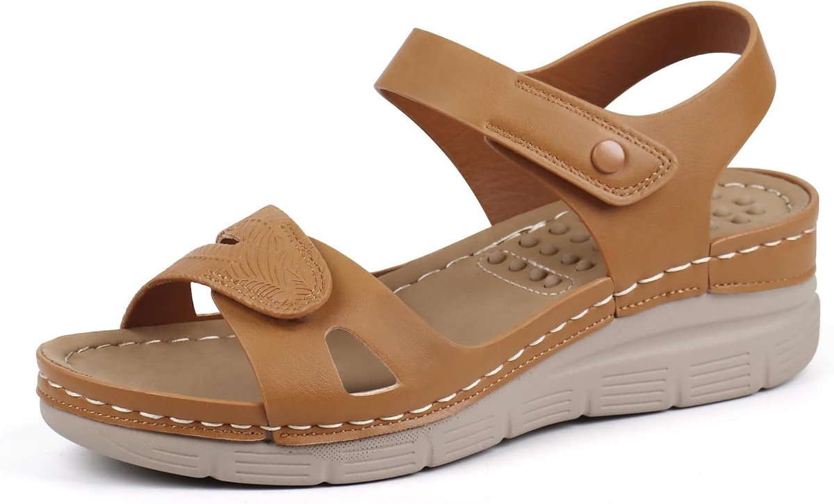 Comfortabele wandelsandalen voor dames, orthesandalen met ondersteuning van de voetboog
