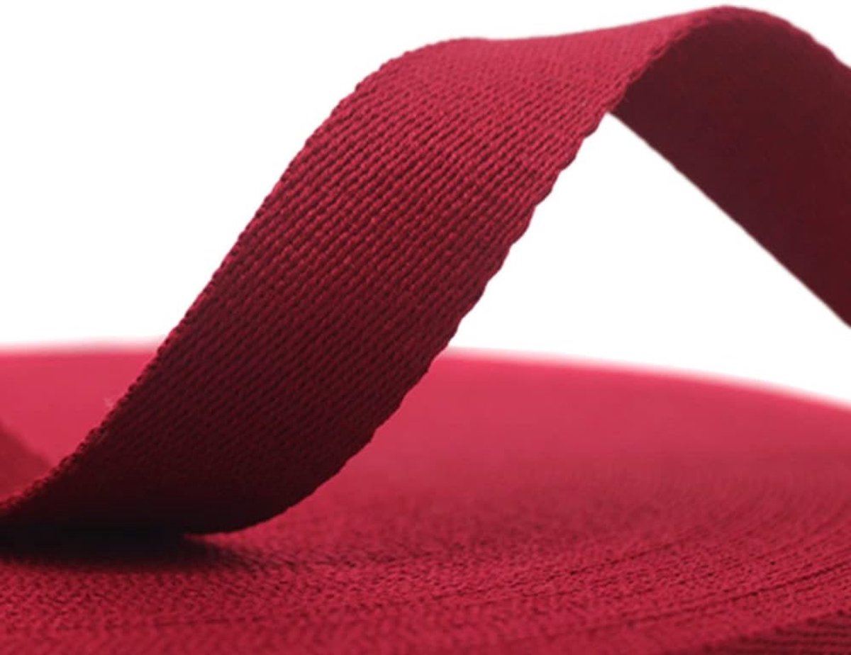 Katoenen biasband, naadband, 38 mm x 4,5 m, omslagband, keperband, katoenen band, textielband, visgraatband, wimpelband, twillband, webbing band voor kleermakers, doe-het-zelf naaien