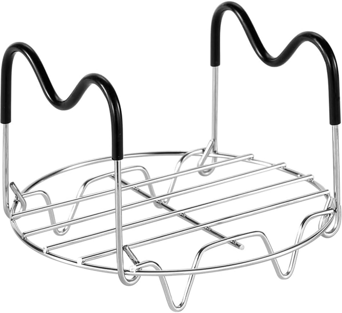 Onderzetter met handgrepen voor Instant Pot Snelkookpan Accessoires (handvat met siliconen, voor 6qt)