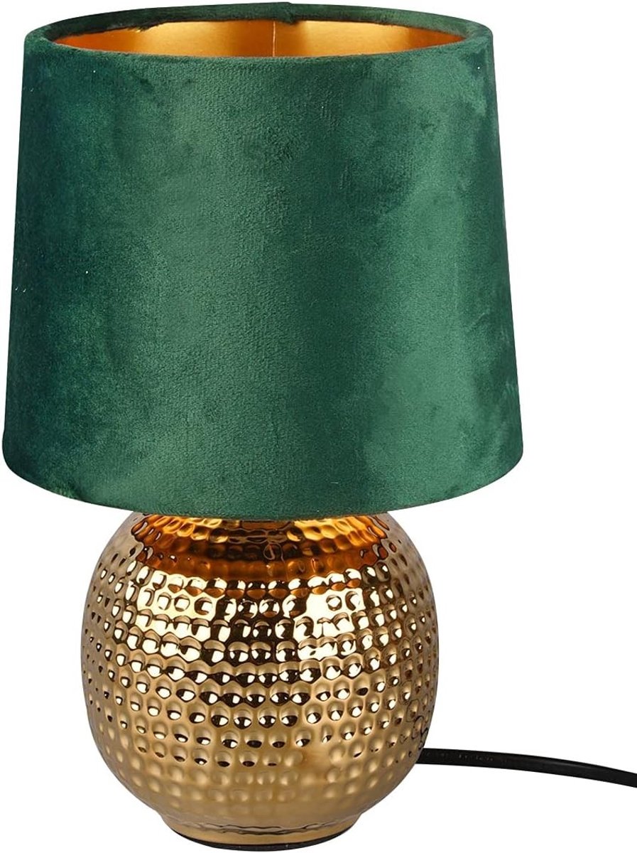 Tafellamp - Groen - 26 cm - Keramiek - Voor Binnengebruik