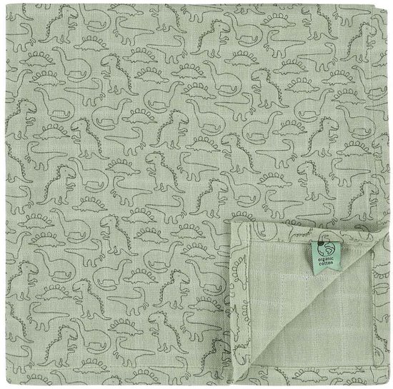 Tetra doeken 3-pack mix - 55x55cm - Daring Dino van Merkloos — afbeelding 4