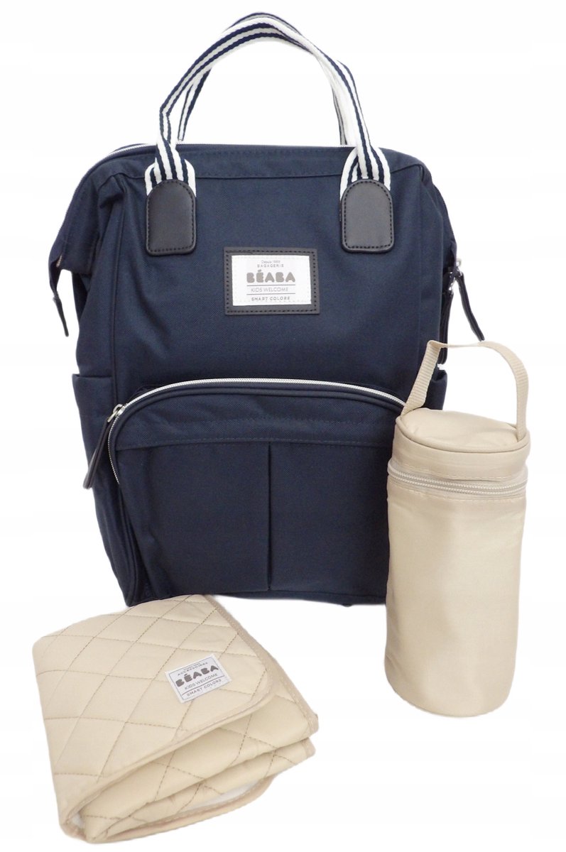 Beaba Wellington Luiertas Rugzak Navy Blauw 18L