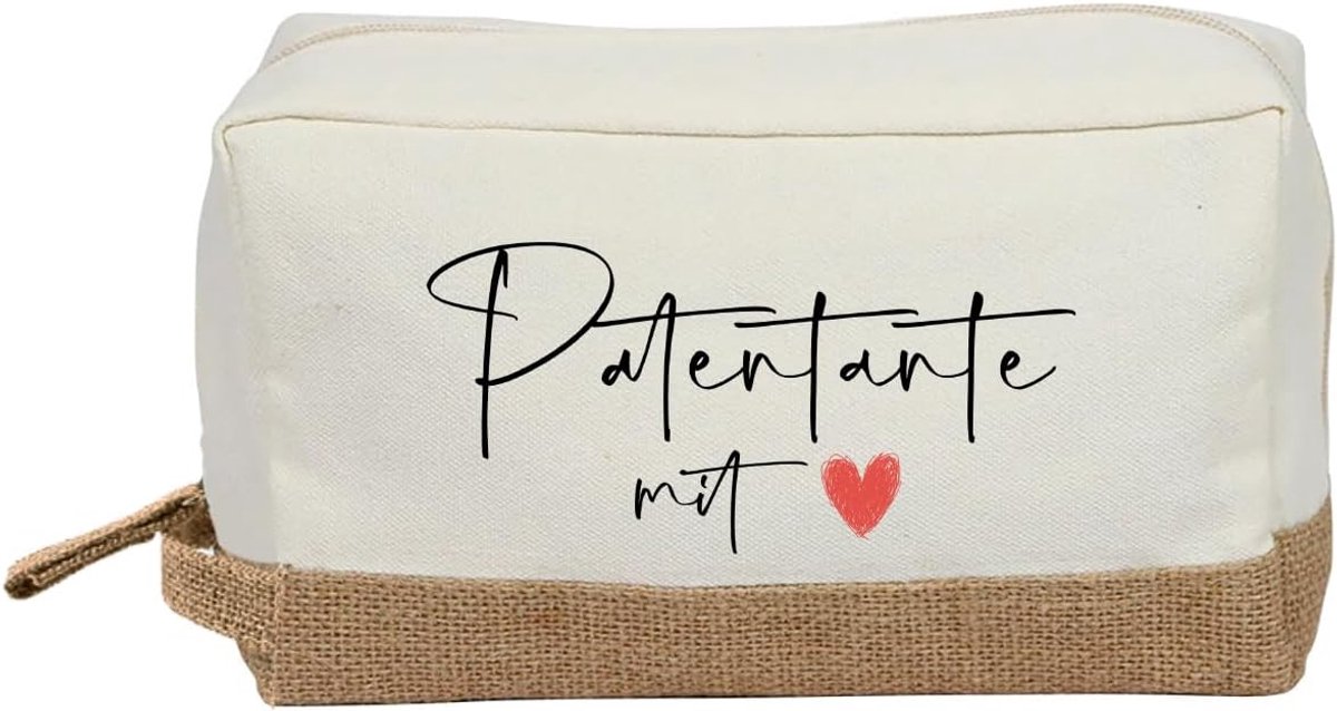 Cadeaus voor vriendin - kleine BFF toilettas - make-uptas - make-uptas voor vrouwen - meisjes - vriendinnen - cadeau-ideeën voor verjaardag - Kerstmis - Pasen - vriendschapscadeau - Patentant - ca. 20 x 18 x 8