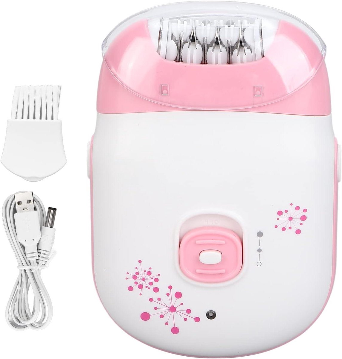 Elektrisch Ontharingsapparaat - Epilator Vrouwen - Zachte Huid - USB Oplaadbaar - Compact Ontwerp - Wit