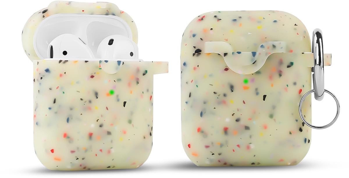 SolidKeus - Silicone Hoes voor Airpods 1 & 2 met Antislip Ontwerp