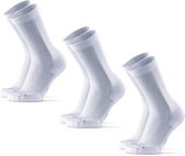 DANISH ENDURANCE Crew Chaussettes de course longue distance Femme et Homme 3 paires - anti ampoules - Taille 43-47
