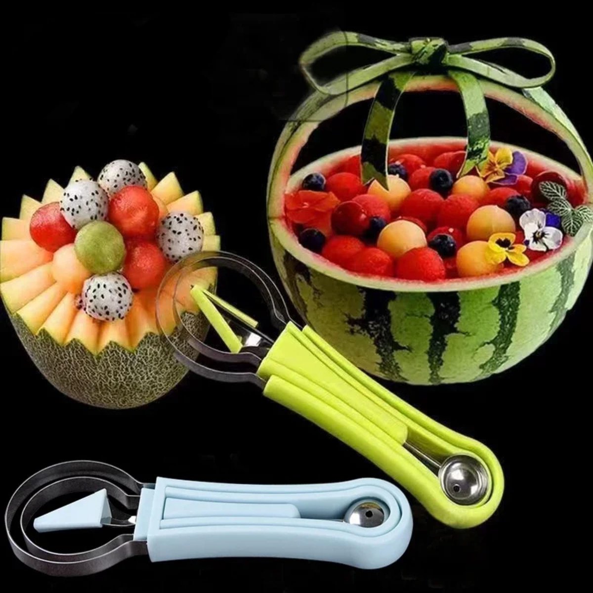 Omgoods - Multifunctionele Watermeloen Snijmachine en Schep