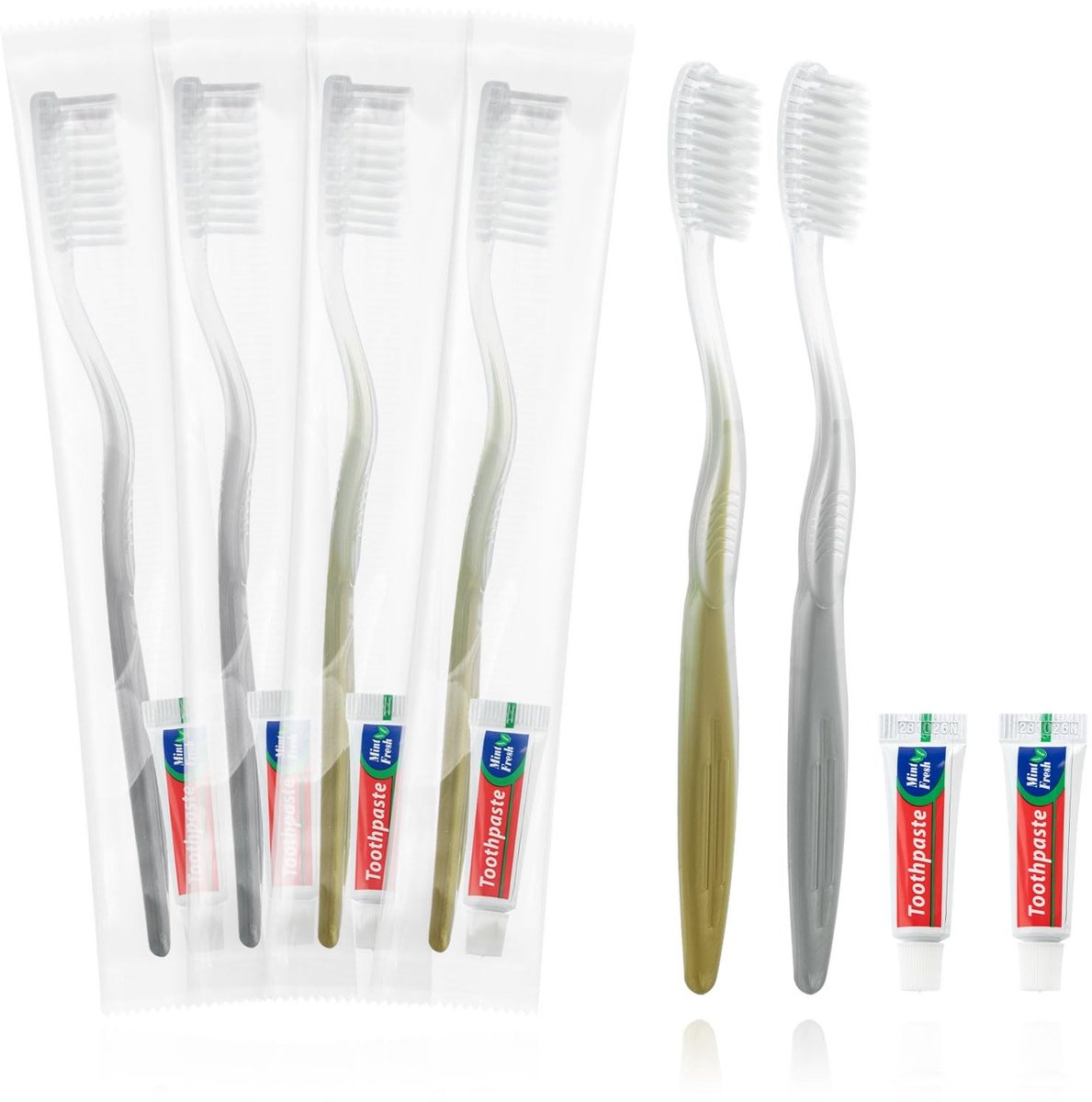 Omgoods - Set van 30 Wegwerp Tandenborstels