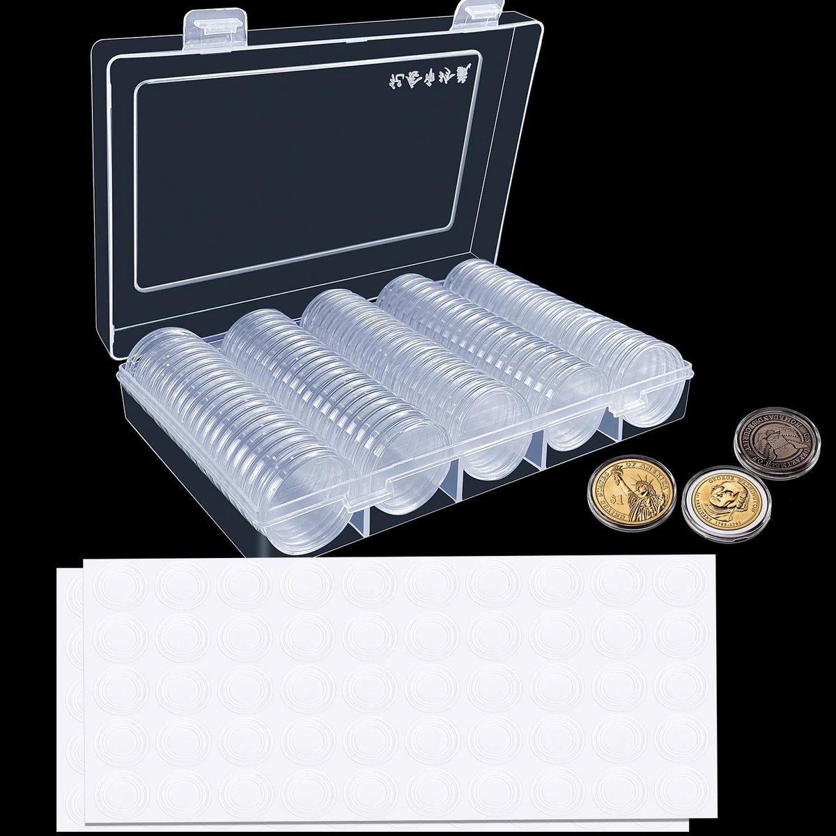 Omgoods - 100 Coin Capsules voor 2 Euro Munten