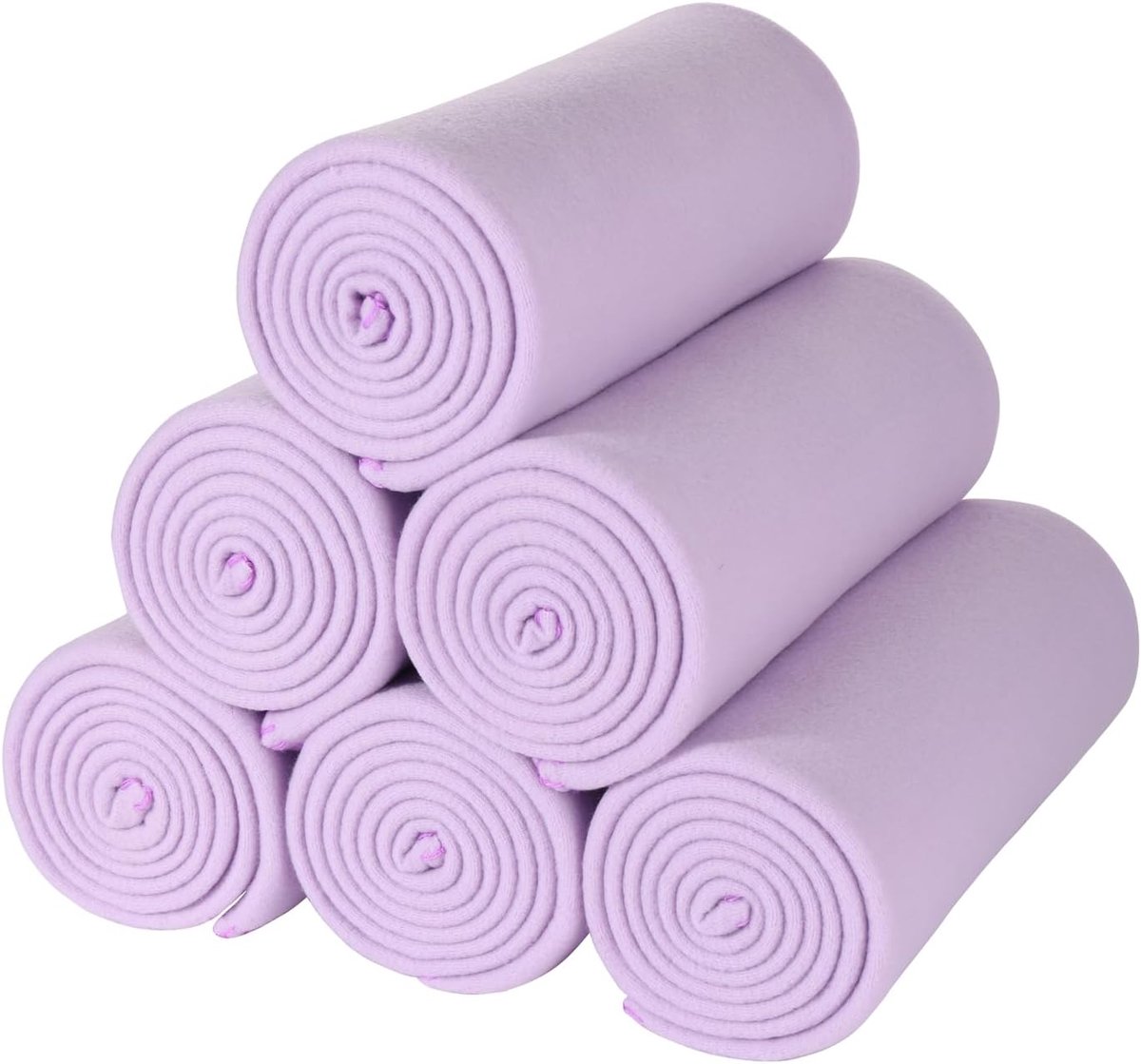 Deken 6 stuks zachte kinderdekens gezellige lichtgewicht reisdeken bulk huisdier deken warme picknick tuin effen voor bank bed thuis bank buiten bruiloft 125 x 150 cm lichtpaars