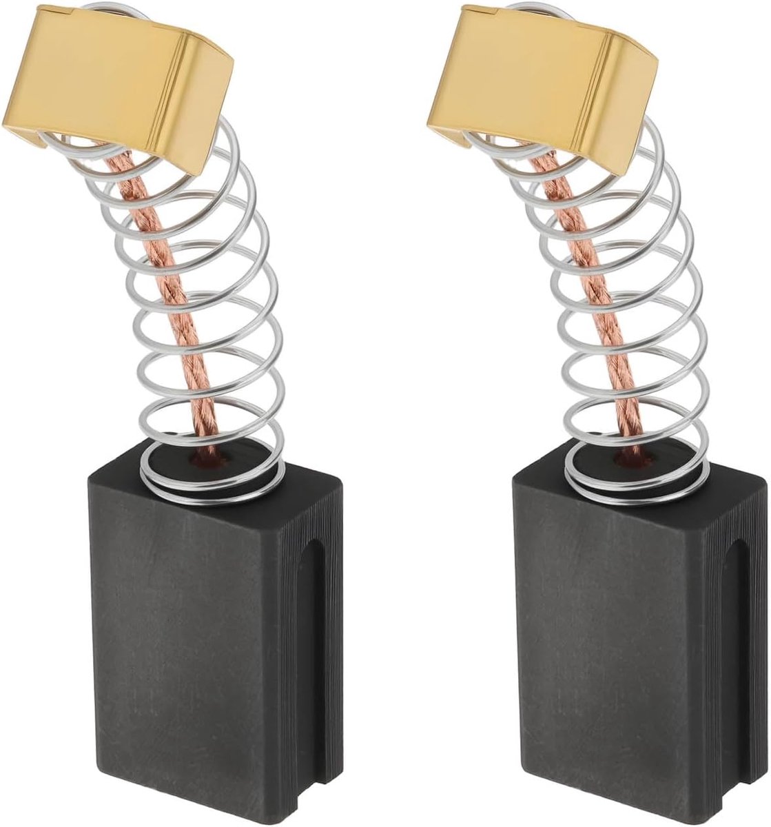 2 stuks koolborstels voor elektrische grasmaaier RC-441 7 x 11 x 17 mm compatibel met Einhell GC-EM 1536