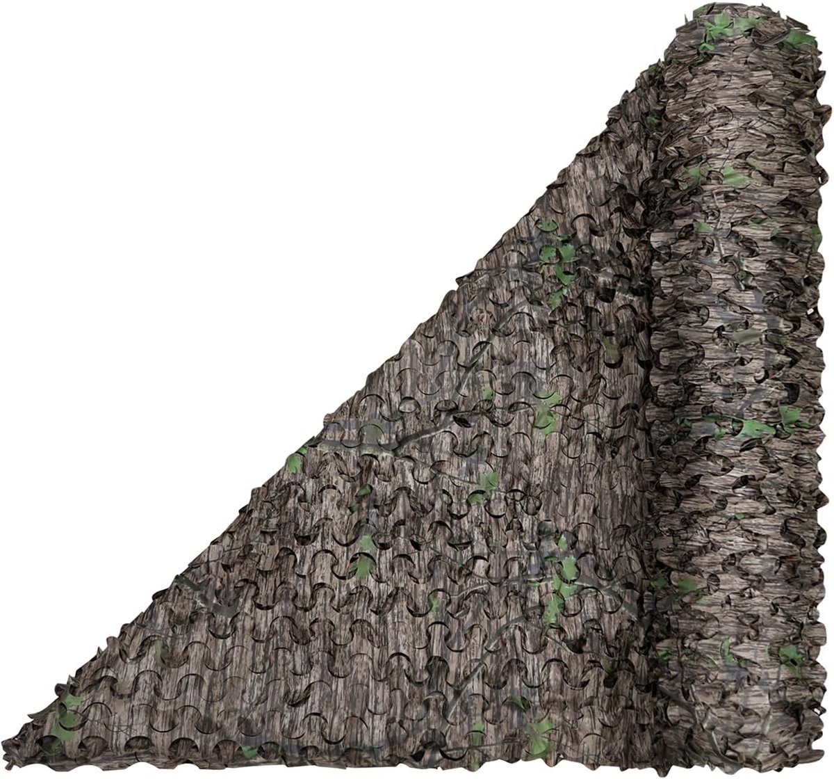 Camouflagenet, inkijkbescherming, zonwering, decoratie, bos-look, boommotief, voor huis, tuin, camping, jacht