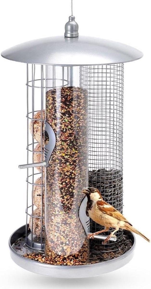 Vogelhuisje 19 x 37 cm Staal