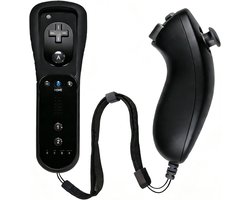 Geschikt voor Wii-controllers (links- en rechtshandig), Wii-controller met rechte handgreep + controller met gebogen handgreep, inclusief siliconenhoes en polsband