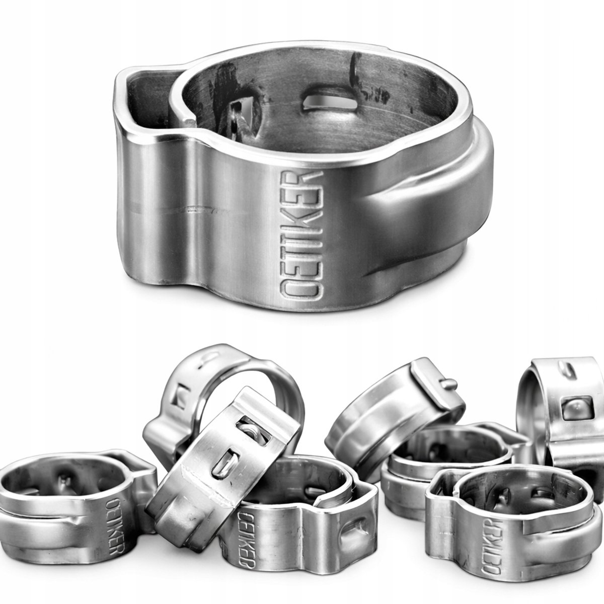 Oetiker RVS Klemband 6,3-7,5mm met Inzetstuk - 1 Stuk