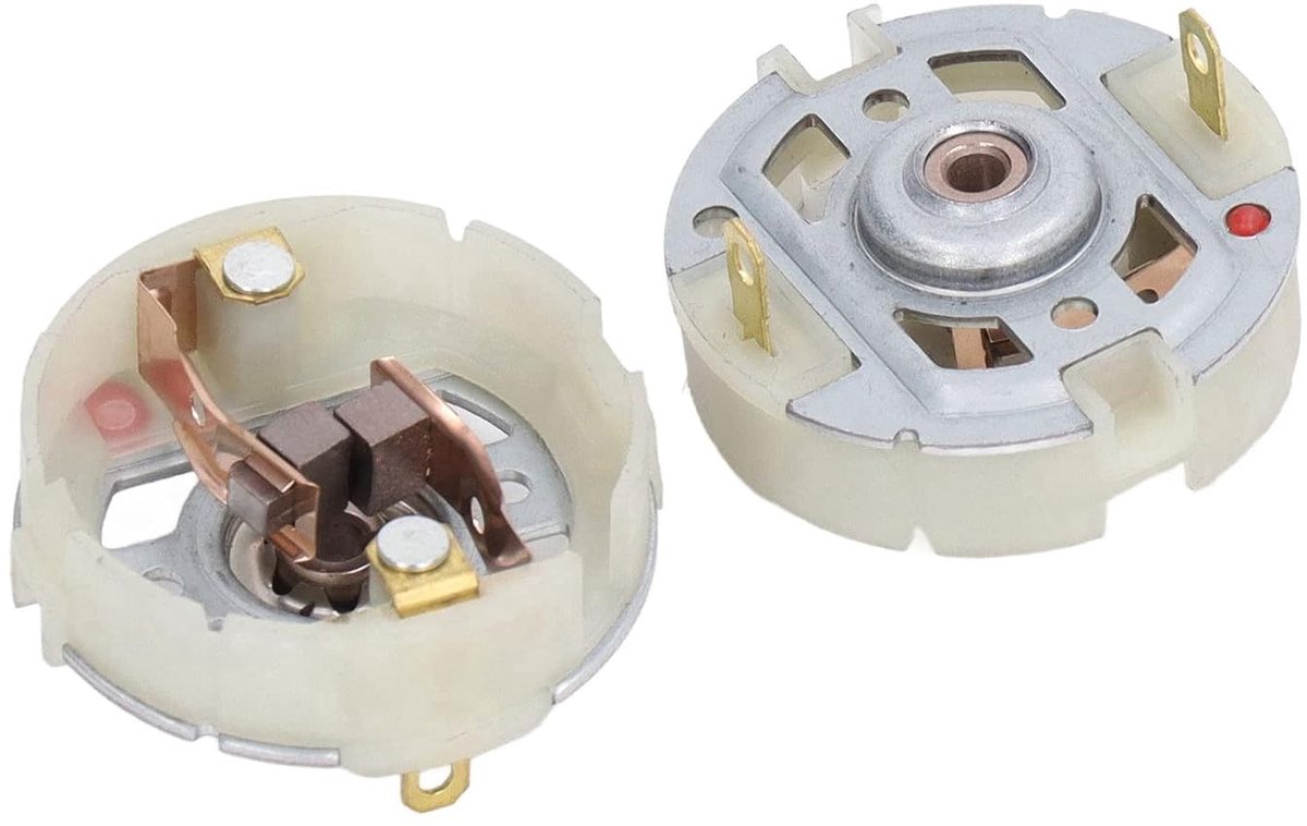 2-delige Motor-koolborstelhouder, RS550-koolborstel met Houder-accessoire voor Boormachine Elektrische Schroevendraaier