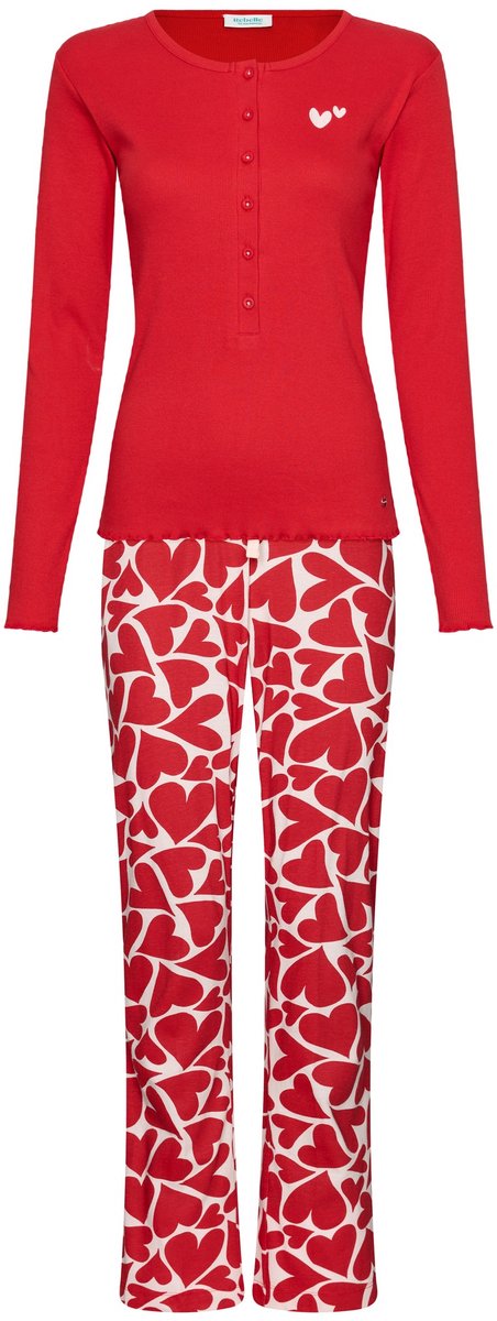MyRebelle - Endless Love - Pyjama - Bio-Katoen - Hartjes - Maat 48