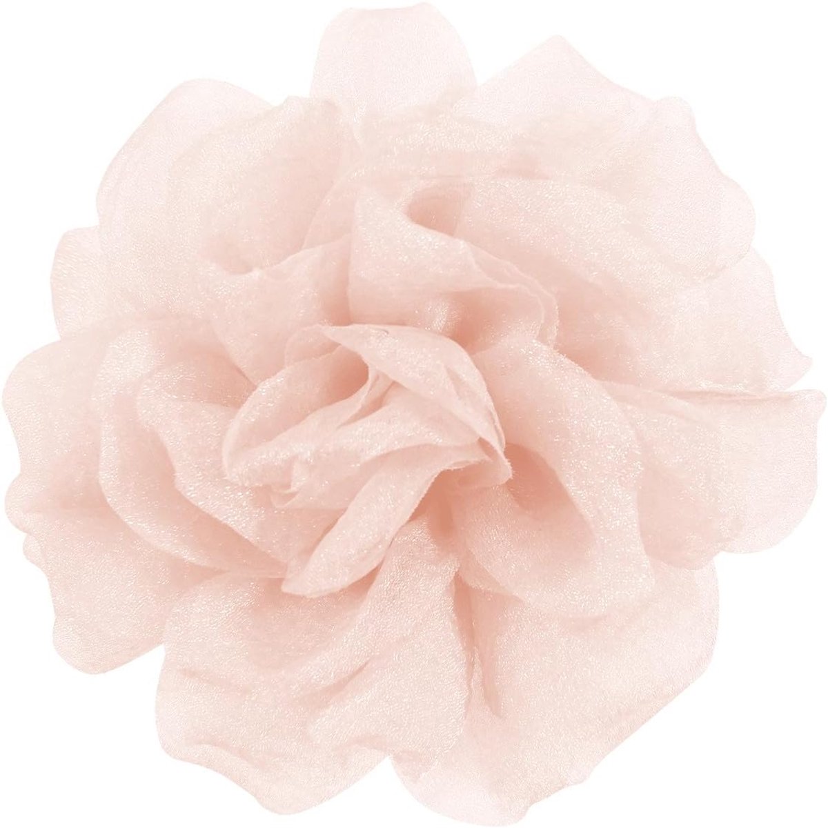 Haarspeld roos broche hoofdtooi bloem haarspeld haarspeld roos haar barrette accessoires voor vrouwen meisjes feest bruiloft beige (11 cm)