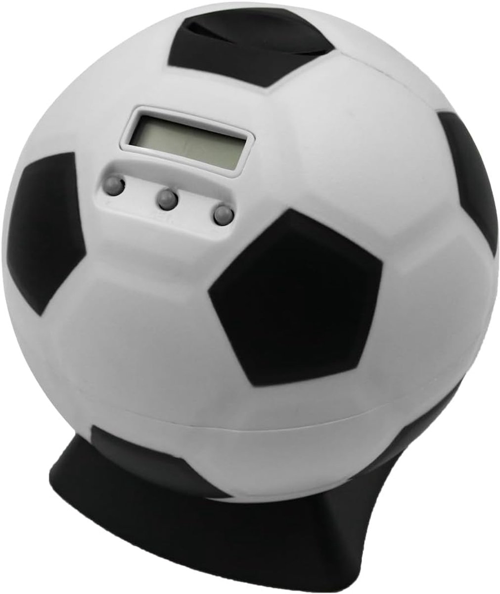 Spaarpot, Voetbal Spaarpot Spaarpot met Automatisch LCD-scherm, Grote Telpot Geld Muntenteller