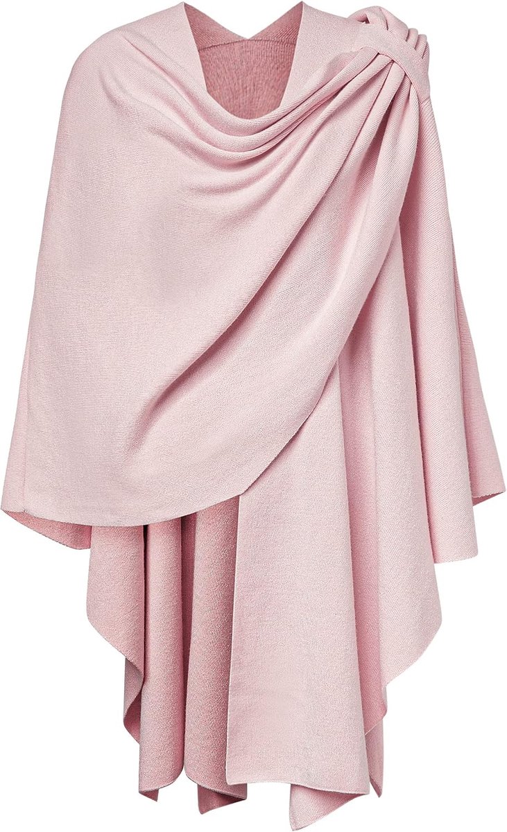 Dames Cross Front Sjaal Wraps Elegante poncho's Fijn Gedrapeerd Gebreide Cape Vest Voor Avondjurk Bruiloft Sjaals