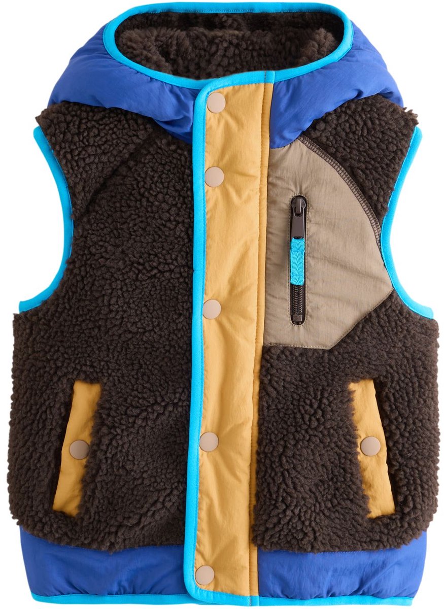 Gilet van borg Brow Colour Block