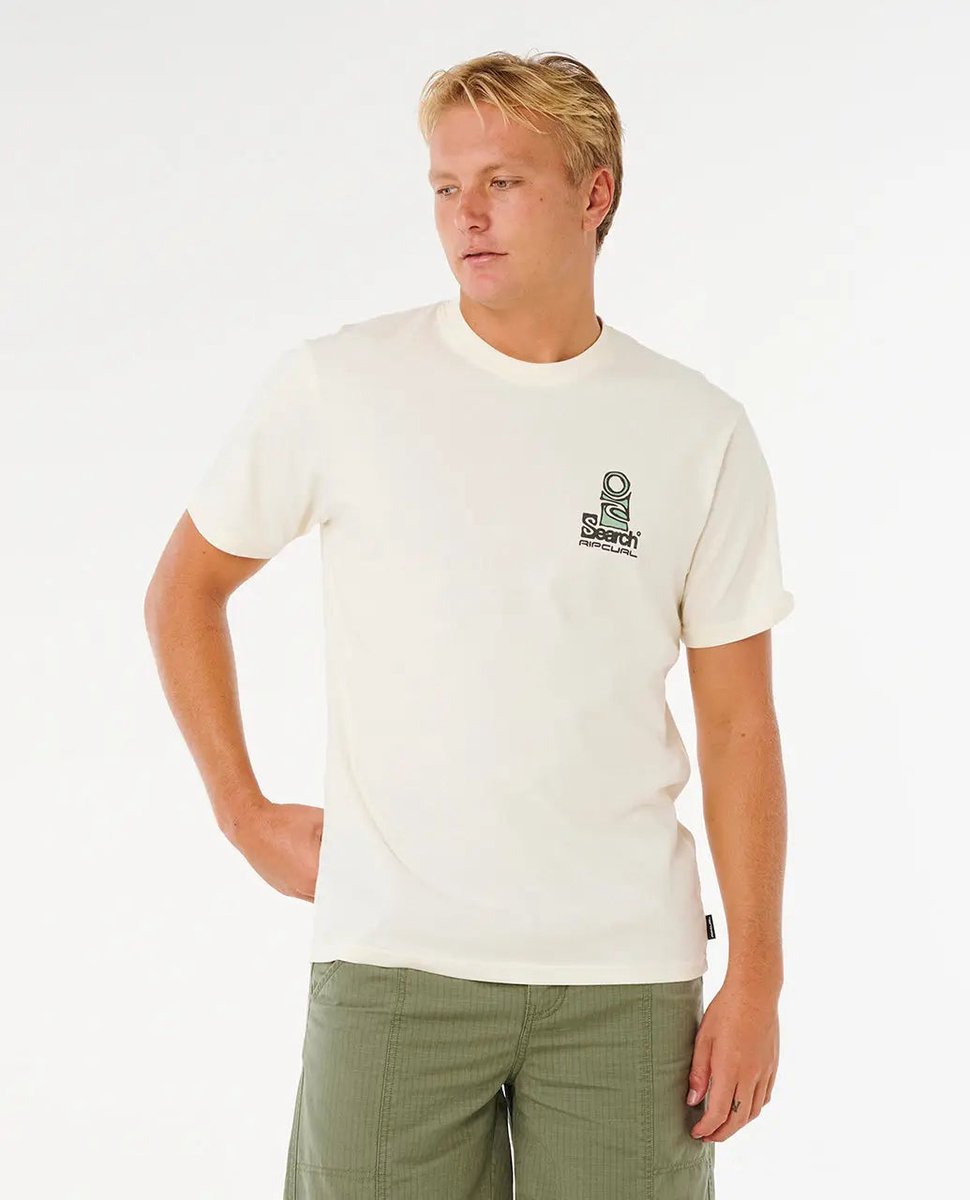 Rip Curl Vaporcool Search Stack TEE - Bone
