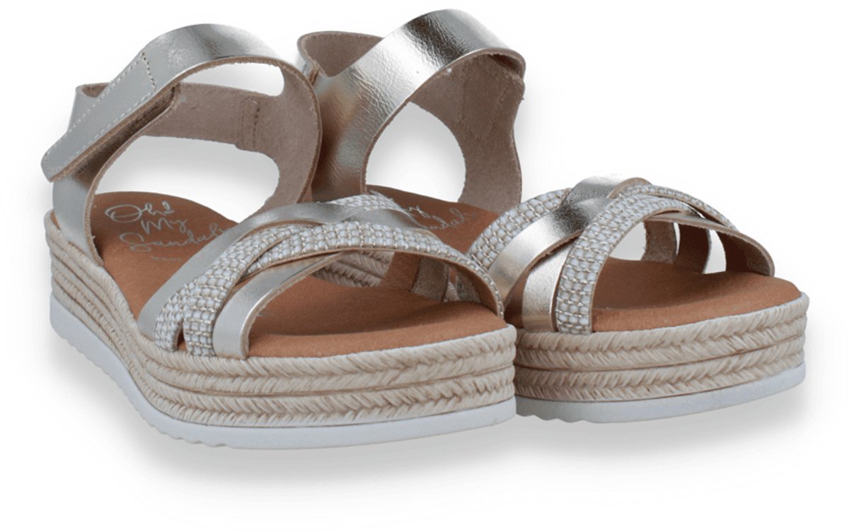 Oh! My Sandals Meisjes Sandaal | Goud | Maat: 37