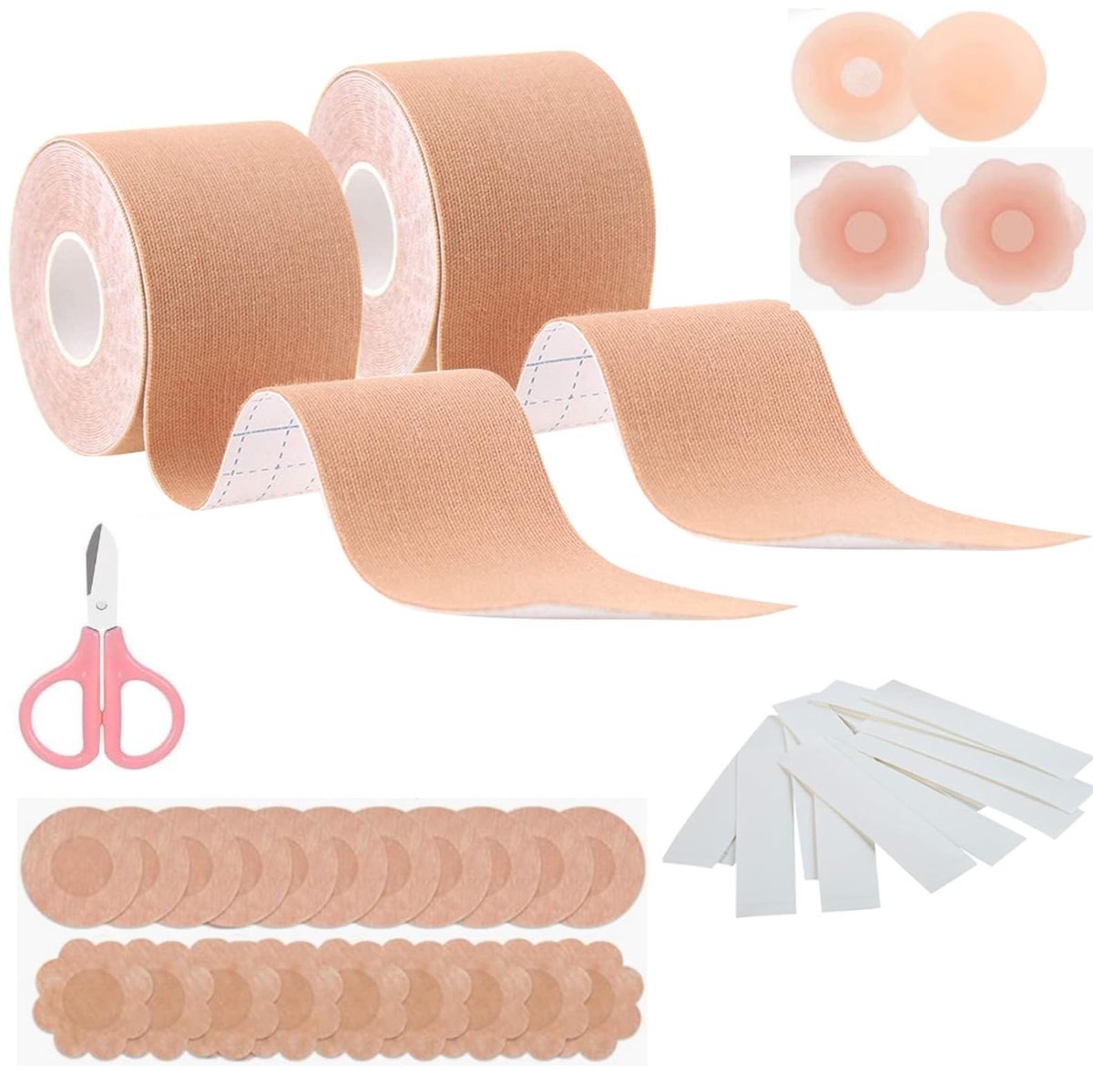 Dailygoods - Borst Tape voor Grote Borsten - Zelfklevende Bra Body Tape