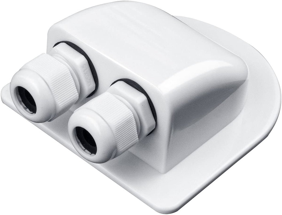 Dailygoods - Waterdichte Zonne Dubbele Kabelinvoer Gland - ABS Connector voor Zonnepanelen