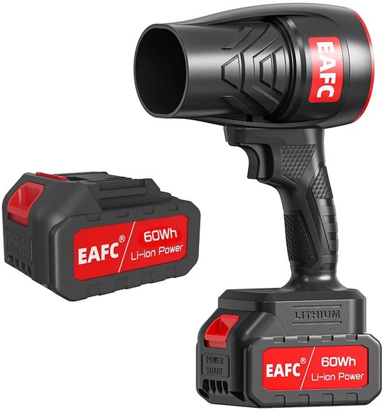 Zerova Bladblazer met 2 Accu's - Blazer - Blower - Voor blaadjes, sneeuw, stof, zand en auto - 21 V - 300 W - Inclusief 60Wh accu — afbeelding 5