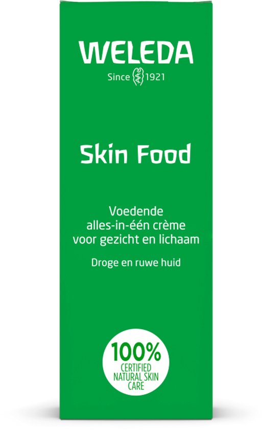 WELEDA Skin Food - Intensief Voedende Crème - Voor Gezicht En Lichaam - Voedt Alle Plekjes Die Ruw En Droog Zijn - Vermindert Trekkerig Gevoel Bij Droge Huid - 100% Natuurlijke Ingrediënten - 75ml