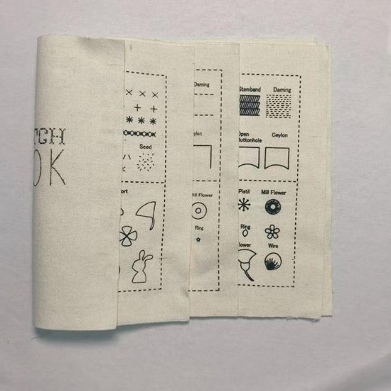 Creatieve gids - Borduurboek studiehulp - Vaardigheidsgroei borduren - Met oefenpatronen - 16x24 cm - Niet gespecificeerd — afbeelding 2