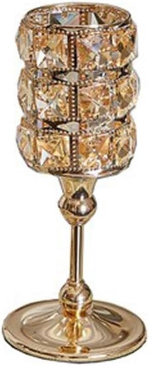Kaarshouder Kandelaar - Decoratieve Kaarsenhouder - Huisdecoratie - Klassieke Ouderwetse Schoonheid - 10x10x10 mm - One Color