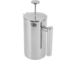 Koffiezetapparaat - Franse Pers - Drankjes Bereiden - Dubbelwandig RVS - 350ML - Zilverkleurig