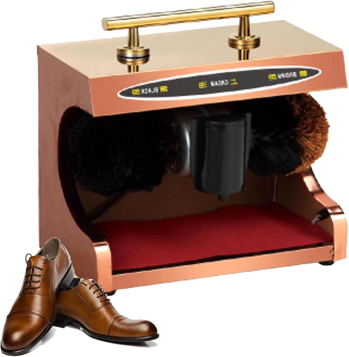 Automatische schoenpoetser - Schoenpoetsmachine - Schoenen verzorgen - Infrarood inductie - 7 kg - Zilver