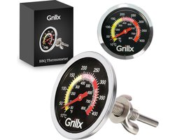 Grillx Monteerbare Barbecue Thermometer - Celsius en Fahrenh