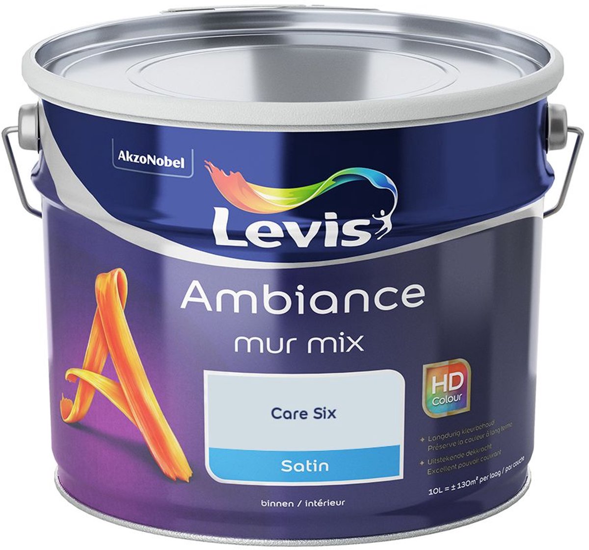 Levis - Ambiance Mur Satin Mix - Care Six - Mengverf - 10 L