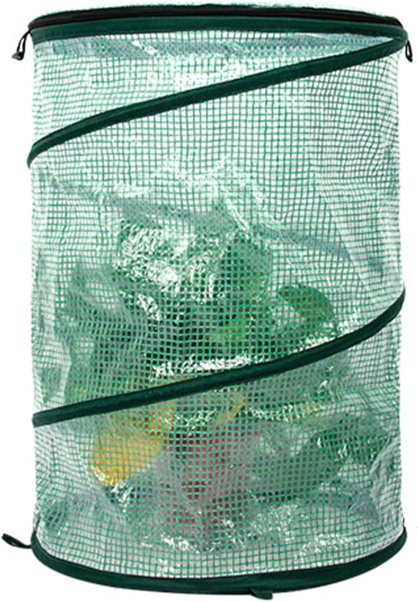 Kleine Kweekkas - Plantenkas Buiten - Planten Beschermen - Ademend Mesh Ontwerp - 50x68 cm - Groen