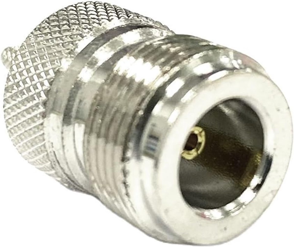 RF Coax Connector - Kabel Connector - Signaal Verbinding - Rechte Nikkel - RG316 RG174 - One Color