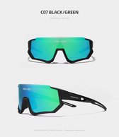 Kingseven Wielren Zonnebril UV400 – Blauw-Groen Spiegelglas – 910