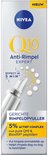 NIVEA Q10 Anti-Rimpel Expert verpakking met applicator en druppels, effect in 5 minuten.