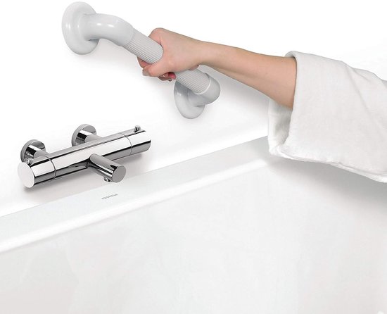 VITILITY Wandbeugel 30 cm extra grip. Handgreep / wandgreep voor badkamer / douche / toilet. Toiletbeugel / badgreep / douchegreep