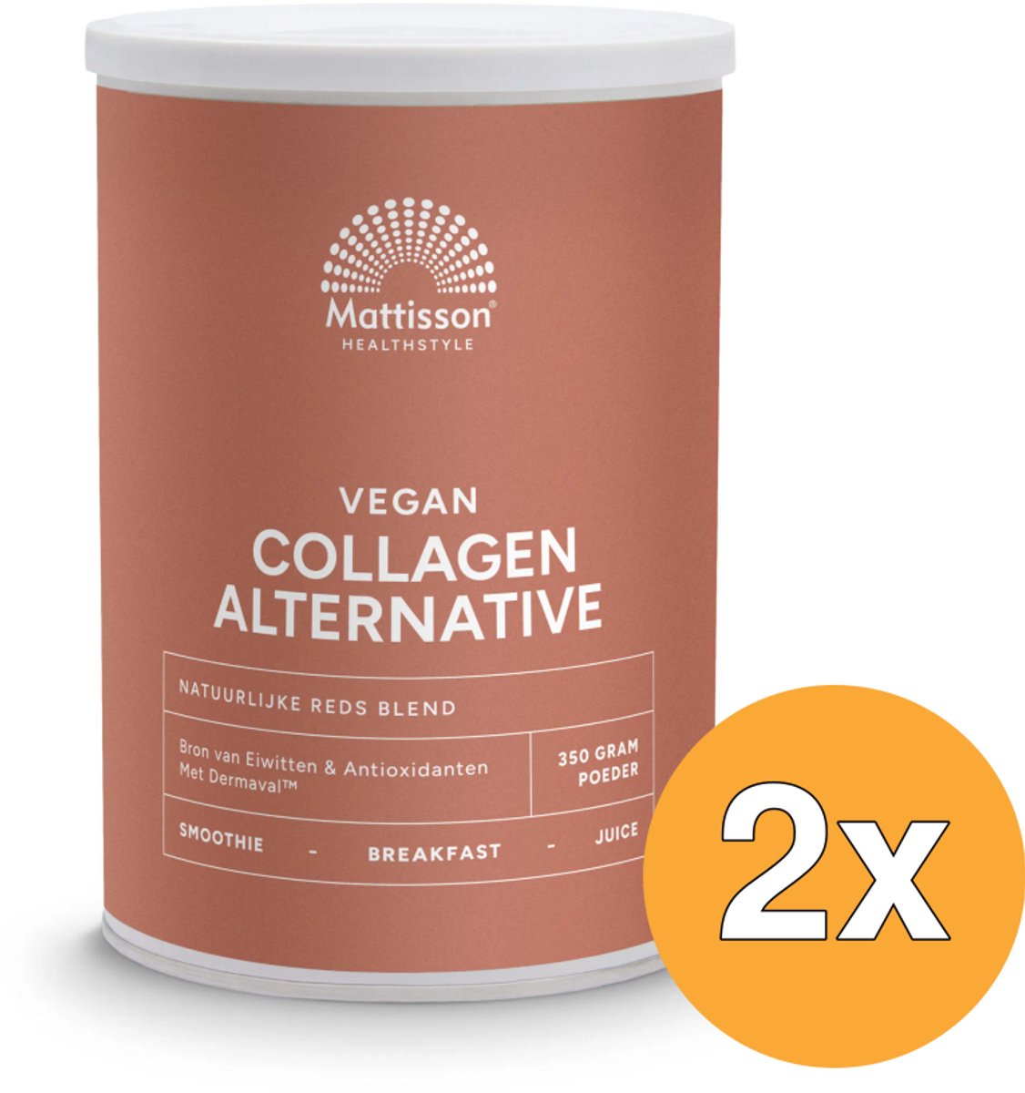 2x Mattisson Vegan Reds Blend Collagen Booster (350 gr)
