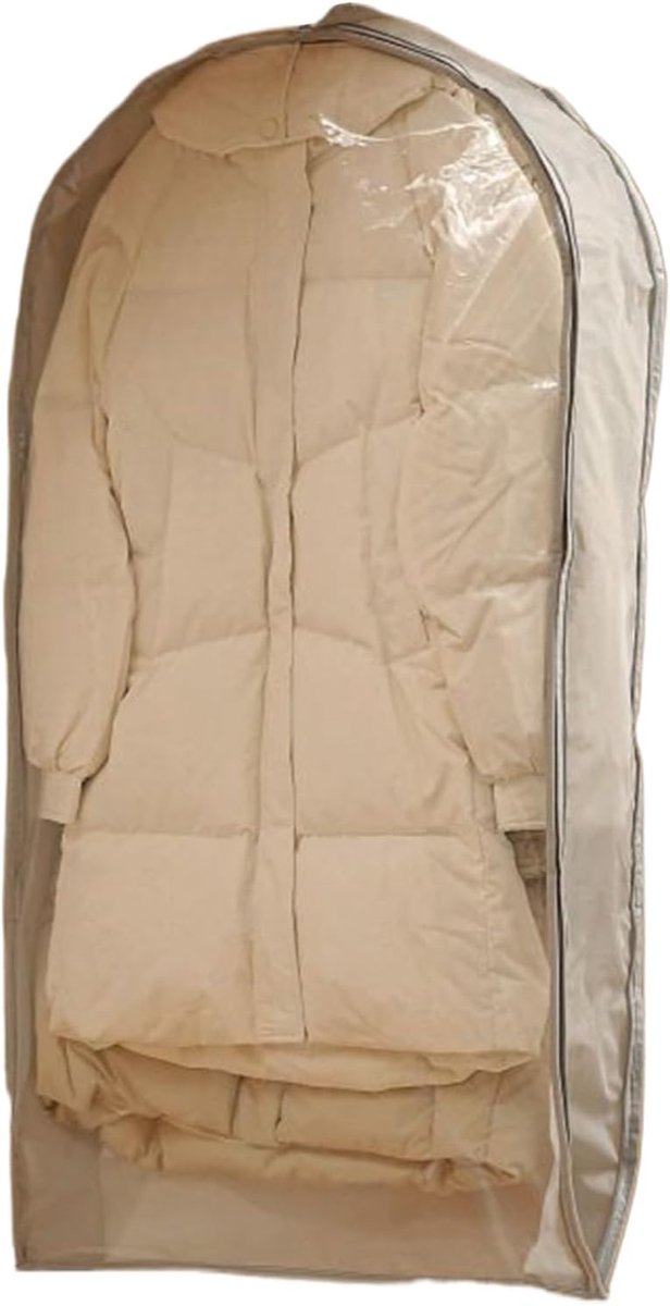 Opberghoes Kleding - Kast Organizer - Kleding Beschermen - Waterdicht Transparant - 3 Maten - Grijs